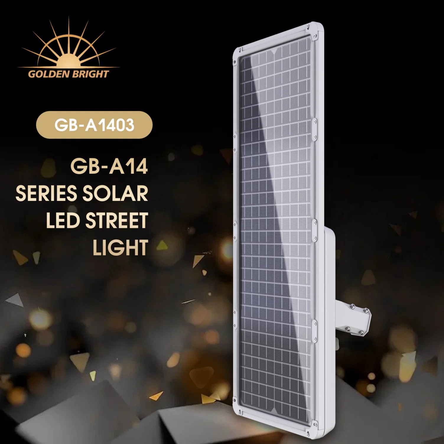 Aluminum Optical Lens 50W Solar Garden Light Outdoor Street Garden Solar LED Light