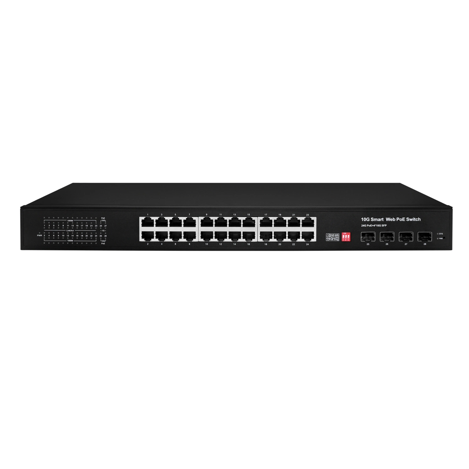 10g Poe Switch 24 Ports 10/100/1000Mbps Managed