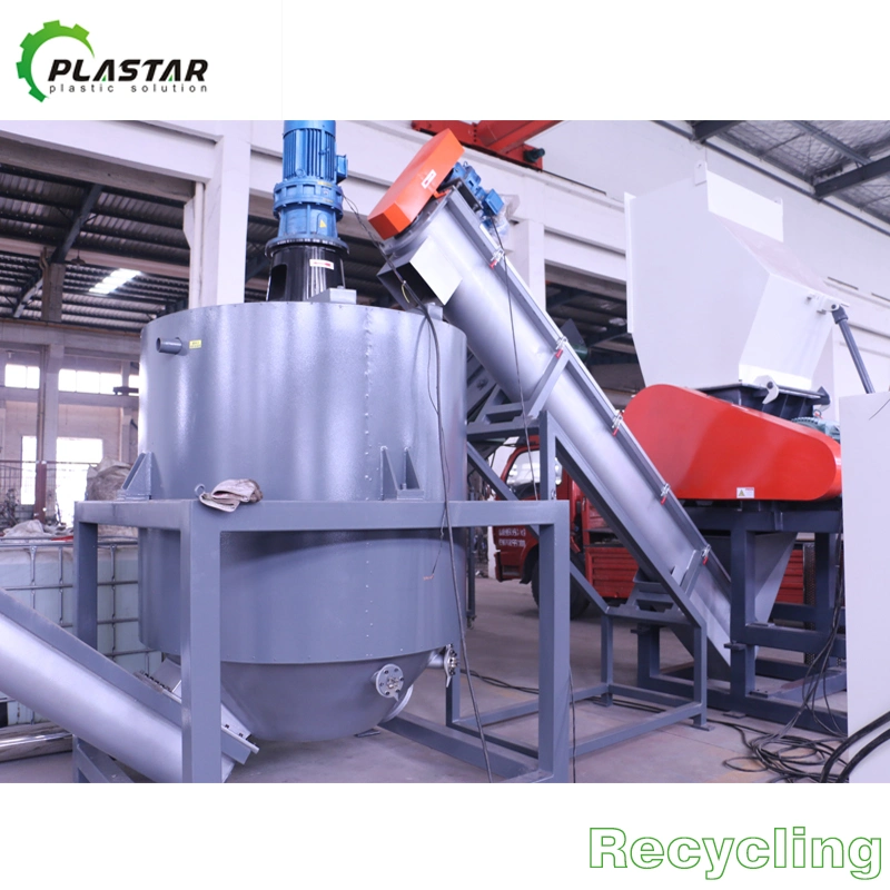 500kg / H Plastikflasche Recycling Maschine Abfall Haustier Flasche Recycling-Linie