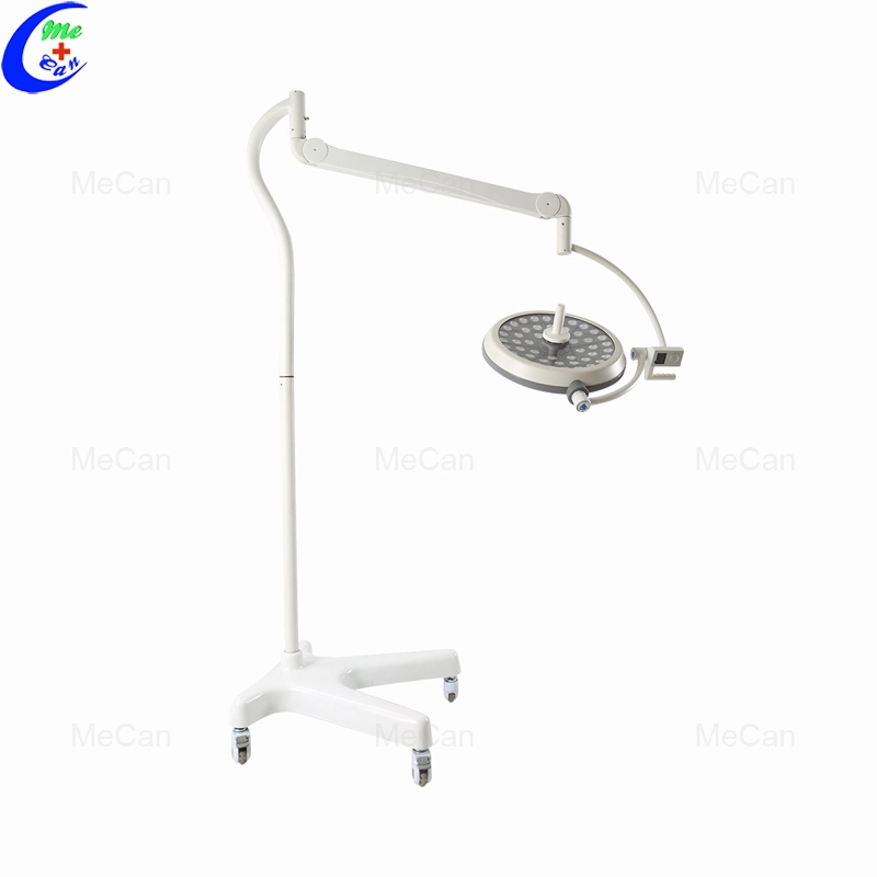 Round Floor Type Mobile LED Surgical Lamp / Operating Room Lamp