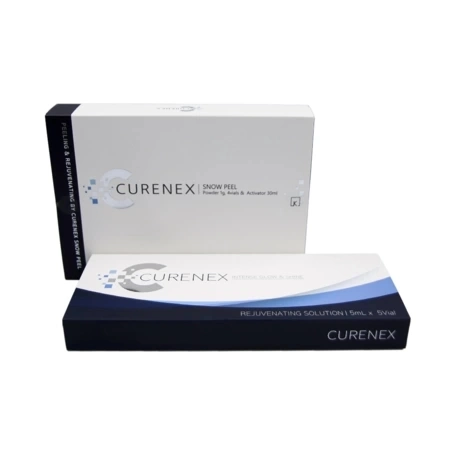 Pele rejuvenescedora de brilho e brilho intenso da melhor qualidade Curenex Booster Hyaluronic Acid Curenex Intense Glow Salmon DNA Salmon Curenex Cuidados químicos	da pele