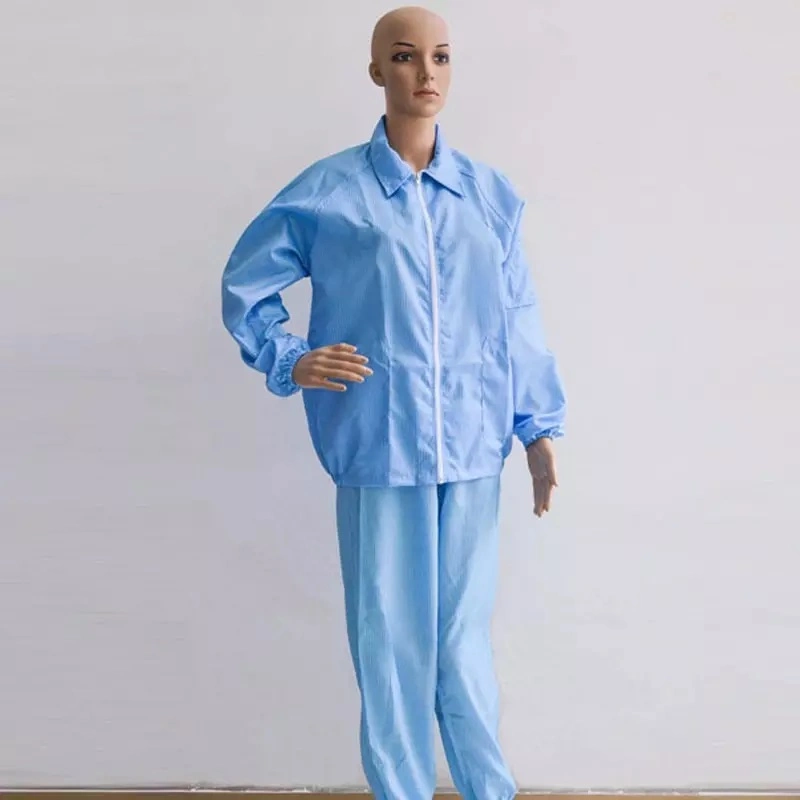 Veste en usine de laboratoire pour salle blanche Workwear Pantalon Vêtements de travail de la sécurité anti-statique costume ESD