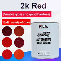 OEM Soonest Delivery Auto Paint High Chroma Good Coverage Car Paint HS 2K Topcoat Orange Red 218