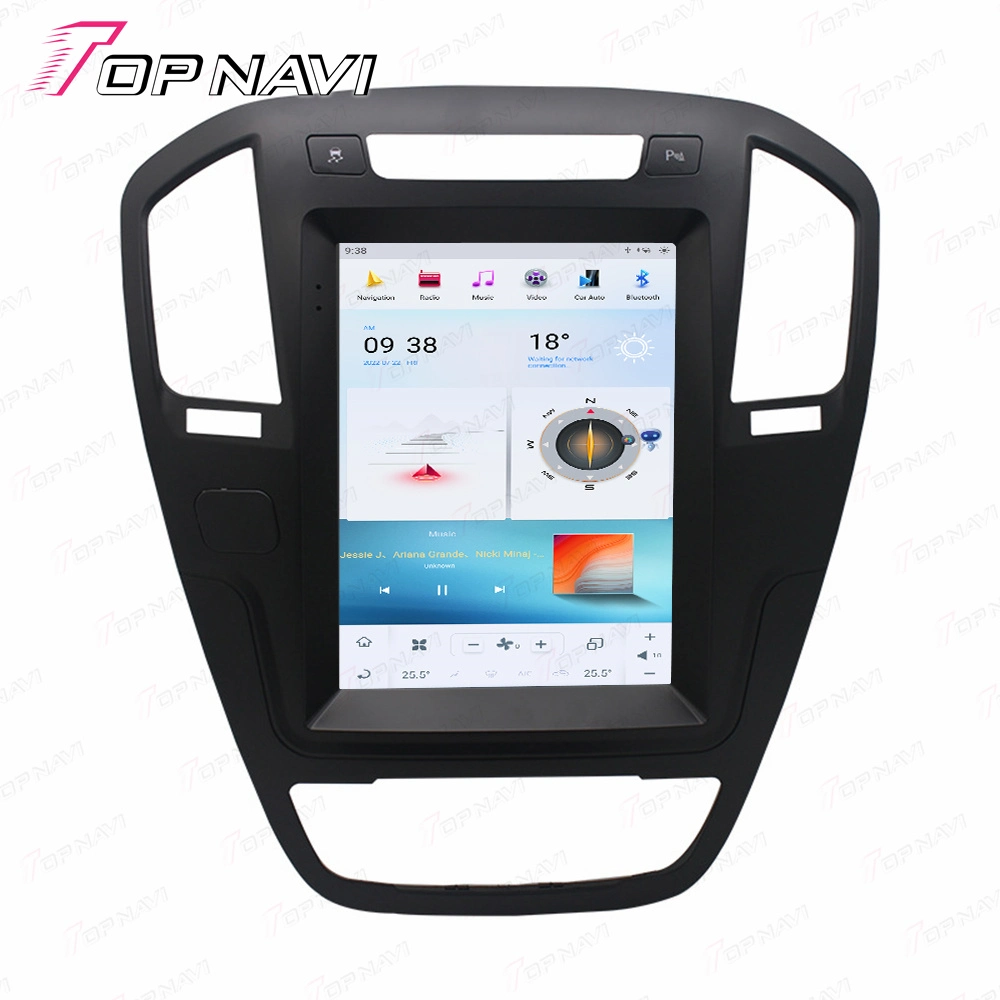 Vidéo Android stéréo pour la Regal 2009 2010 2011 de Buick Lecteur d'écran compatible GPS sans fil 2012 2013 4+64 Go