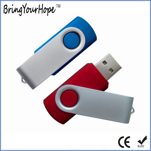 محرك أقراص USB Flash الشهير Swivel المعدني