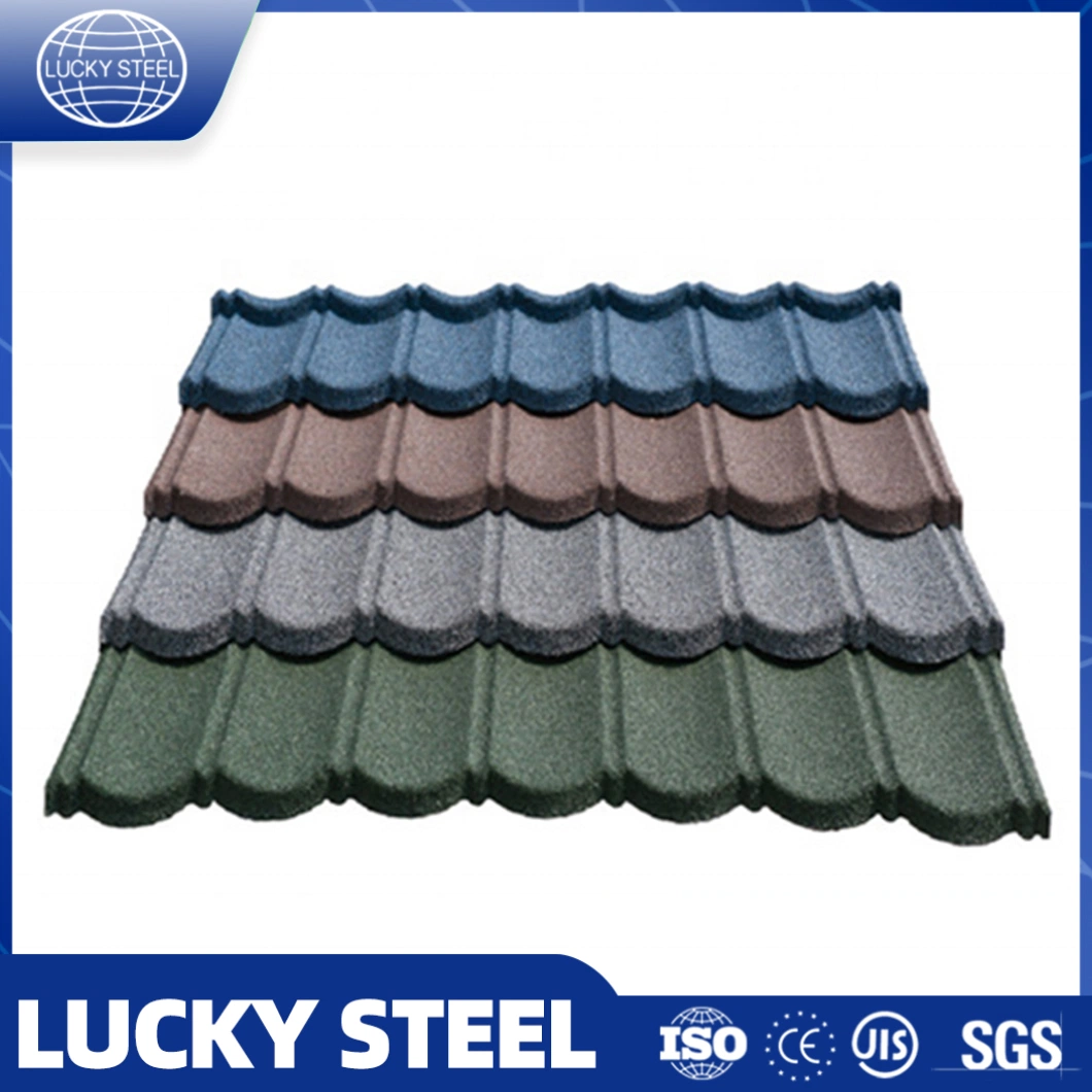 Steel Truss Roof 50 Years Roof Panels Wall Panels Guarantee 7 Wave Bond Classic Type Stone Coated Roofing Sheet