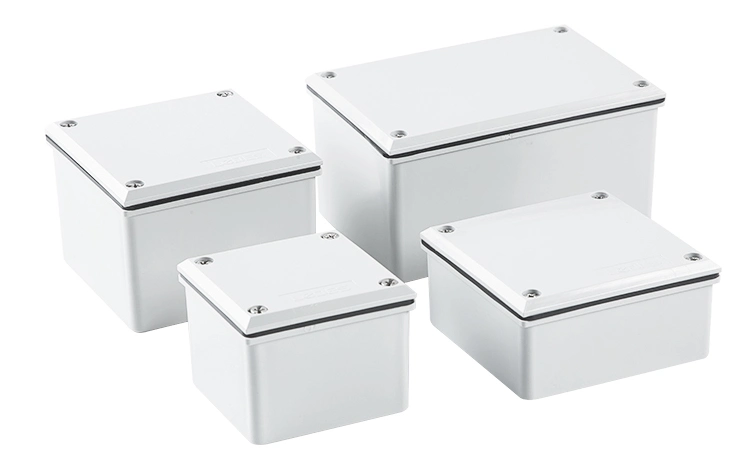 IP67 Weatherproof White Electrical Wiring Protect PVC Adaptable Box