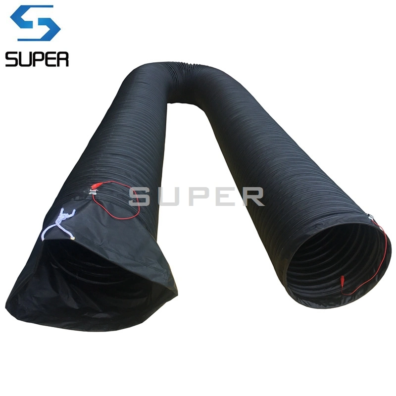 Fire Resistant Black Anti Static Explosion Proof Flexible Ventilation Duct