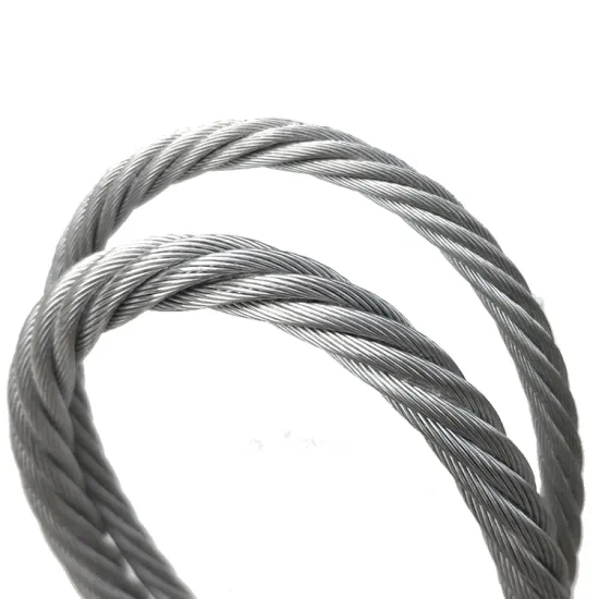 BS183 Standard 7/1.80mm Heat Treatment Galvanized Steel Wire Stand for Wire Rope