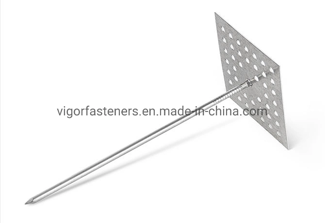 Steel Self Adhesive Insulation Hangers, 24*24 Base Size Insulation Pins