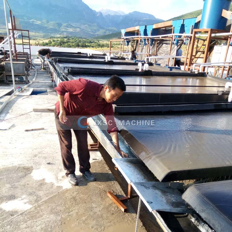 High Rate Recovery Shaking Table Alluvial Gold Shaking Table for Sale