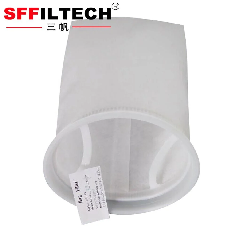 saco de filtro de poliéster 5um Liquid PE para óleo de girassol