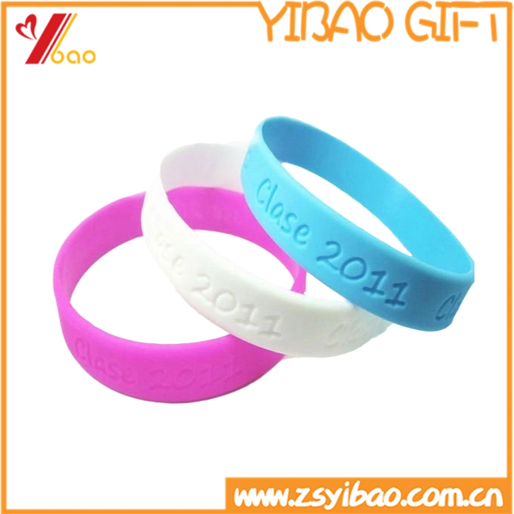 Customized Colorful Silicon Bracelet/ Wristband with Logo