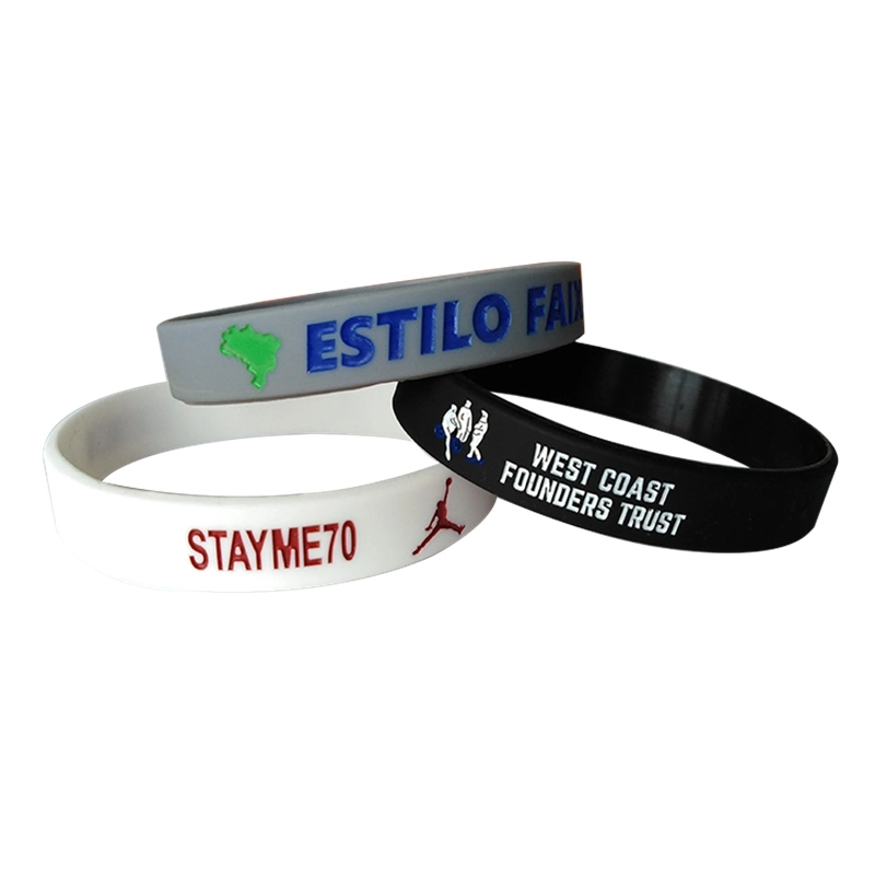 New Design Personalized Silicone Wristbands Sports Silicone Bracelets