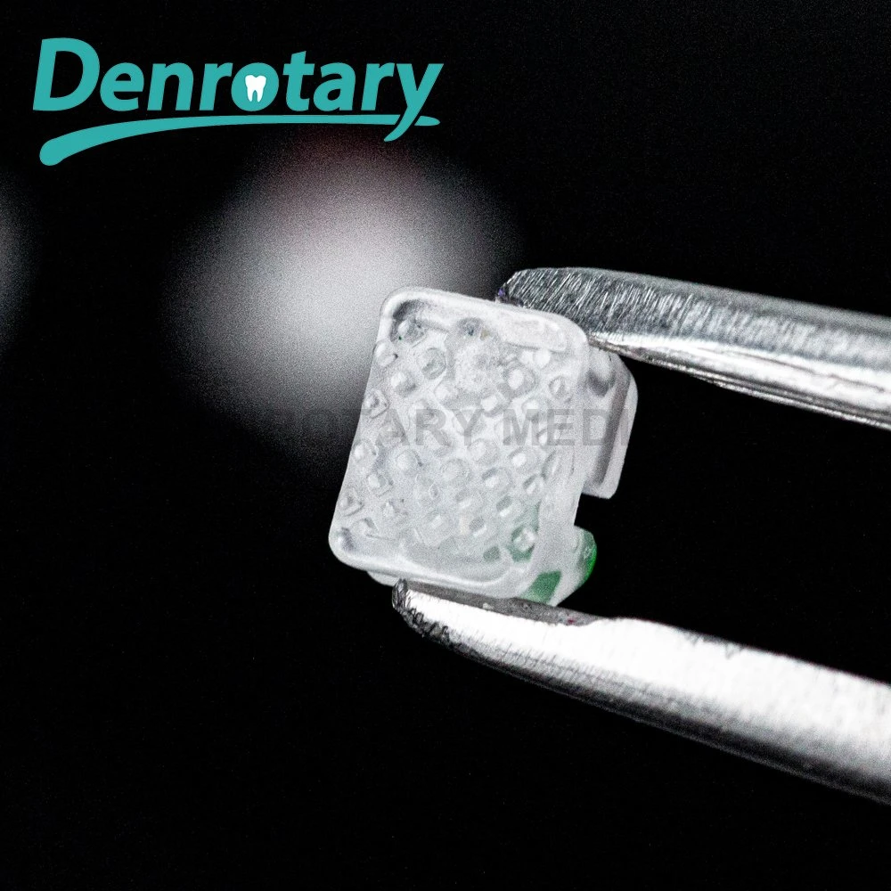 Heiß! Lieferant Clear Dental Keramik Braceceramic Bracket Ortho Keramik Eckigen Klammern