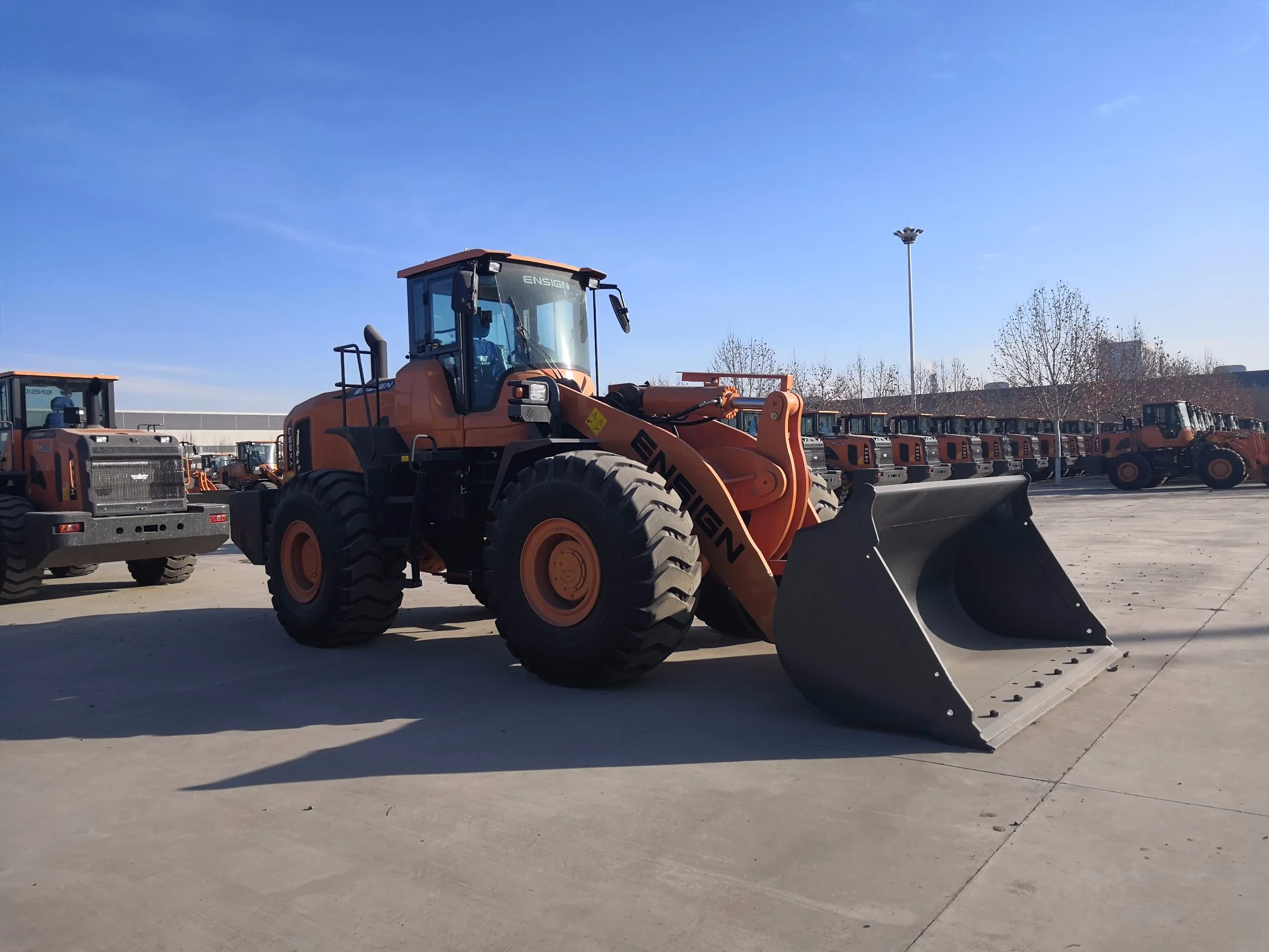 Engineering and Construction Machinery Ensign Wheel Loader Yx656