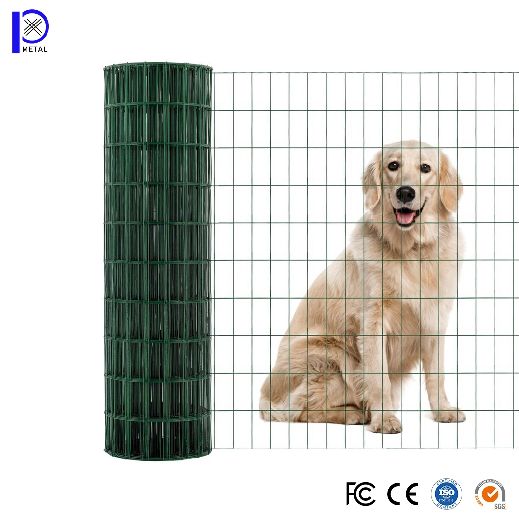 Pengxian 5/8 x 5/8 polegada revestida de PVC Green Wire Mesh China Fornecedores 12 Medidor revestido de PVC Wire Mesh utilizados para Preto Jardim Zoneamento de malha