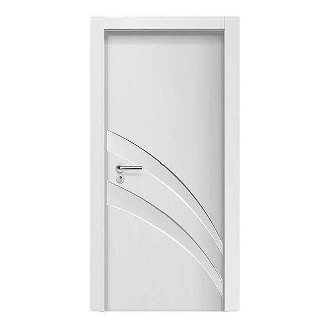 Polymer Interior Doors Frame Waterproof Others Bathroom Doors Sets Hotel WPC Door