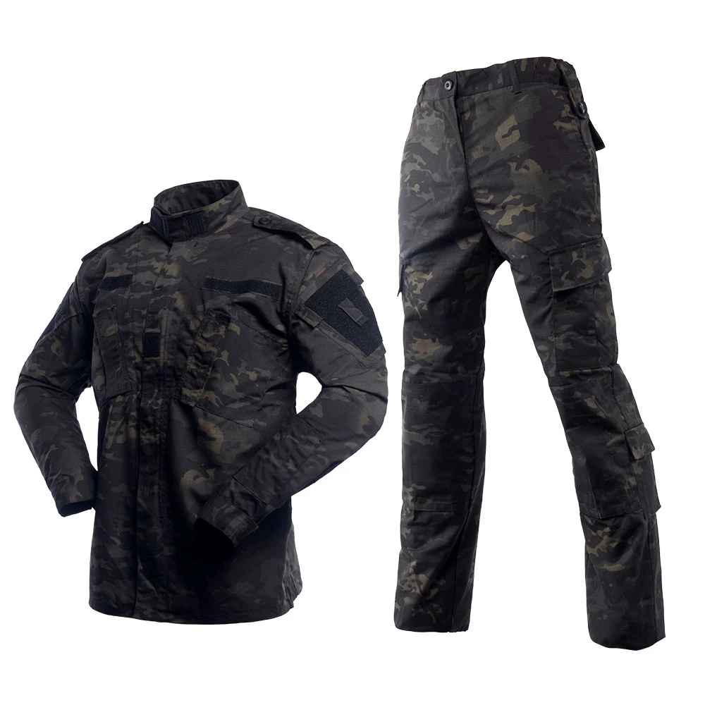 Double Safe Custom Professional Combat Military Acu Camouflage Army Combat Uniform Training Uniform