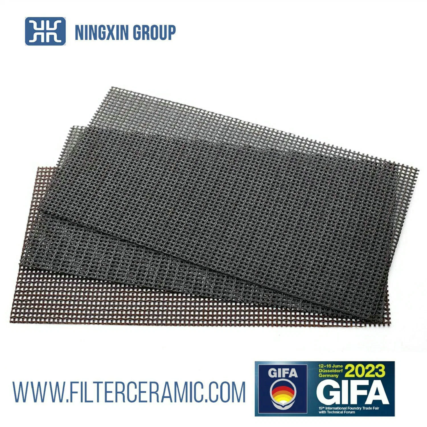 Industrial Mesh Fiber Glass Aluminum Liquid Filtration Fiberglass Filter Cloth for Molten Metal Aluminium