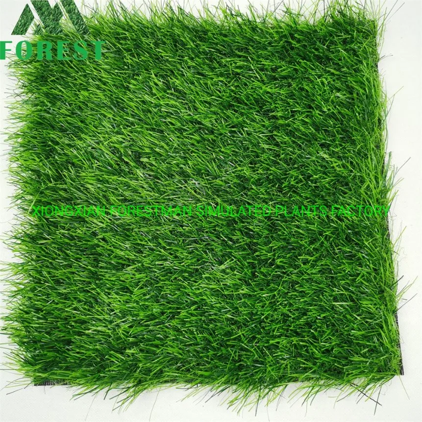 UV Decorative Landscape Europe 4cm Fake Three Color Garden Artificial Synthetic Lawn