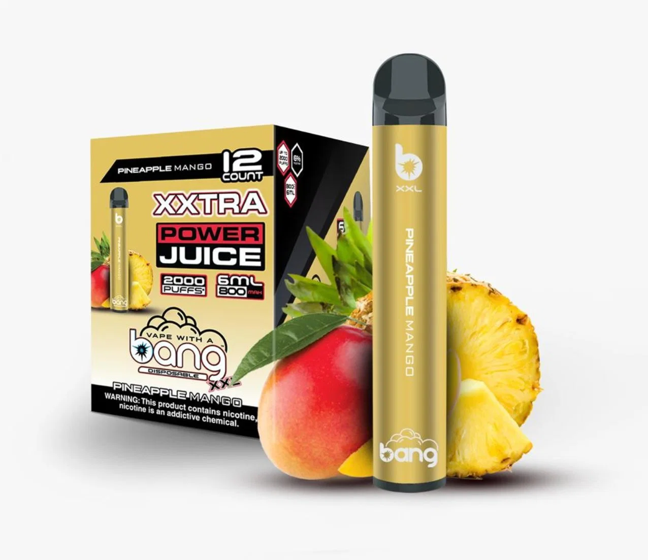 Original Factory Wholesale/Supplier Disposable/Chargeable Pod Device vapes Bang XXL 2000 Puffs