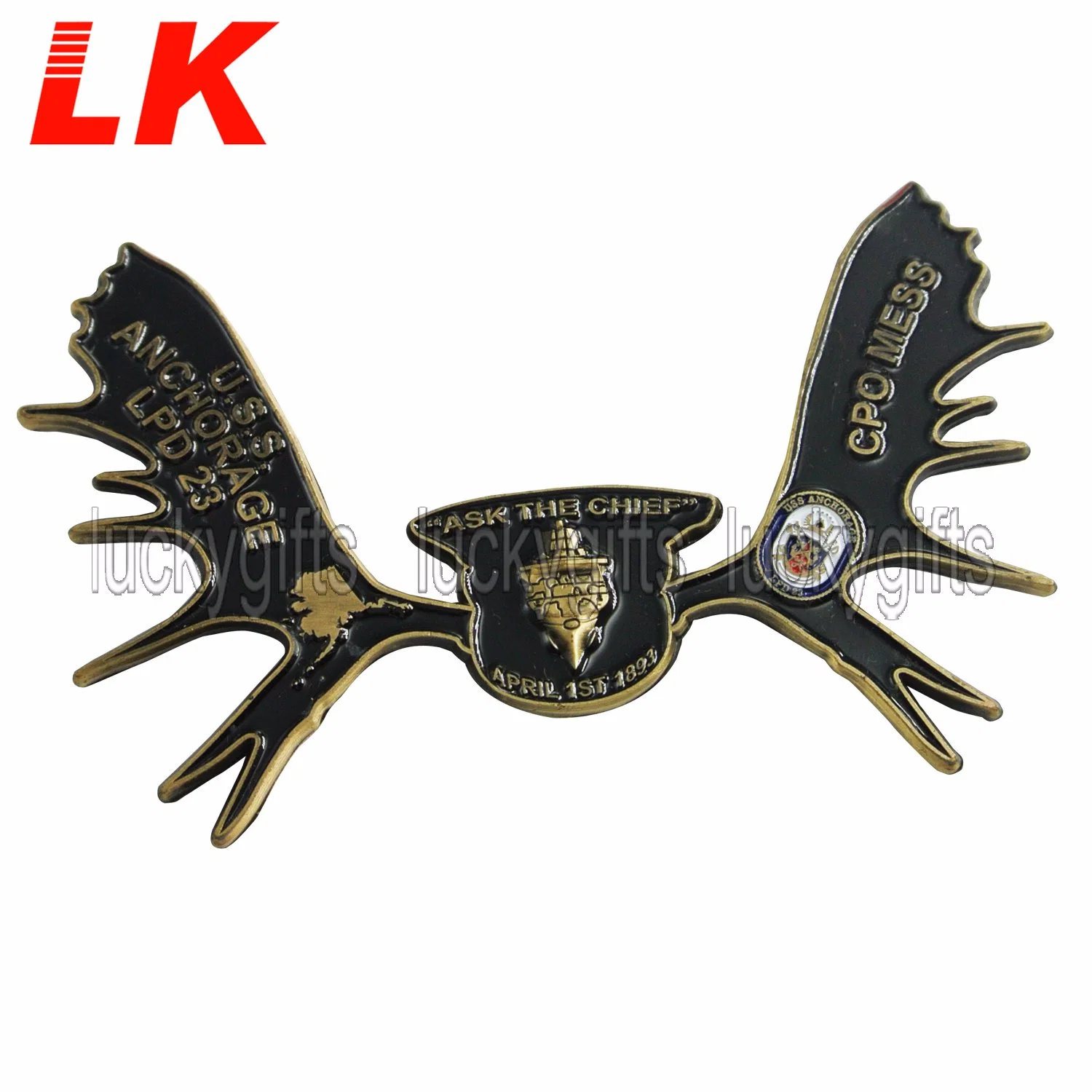 Hot Plated Souvenir Metal Cool Metal Badge Pins