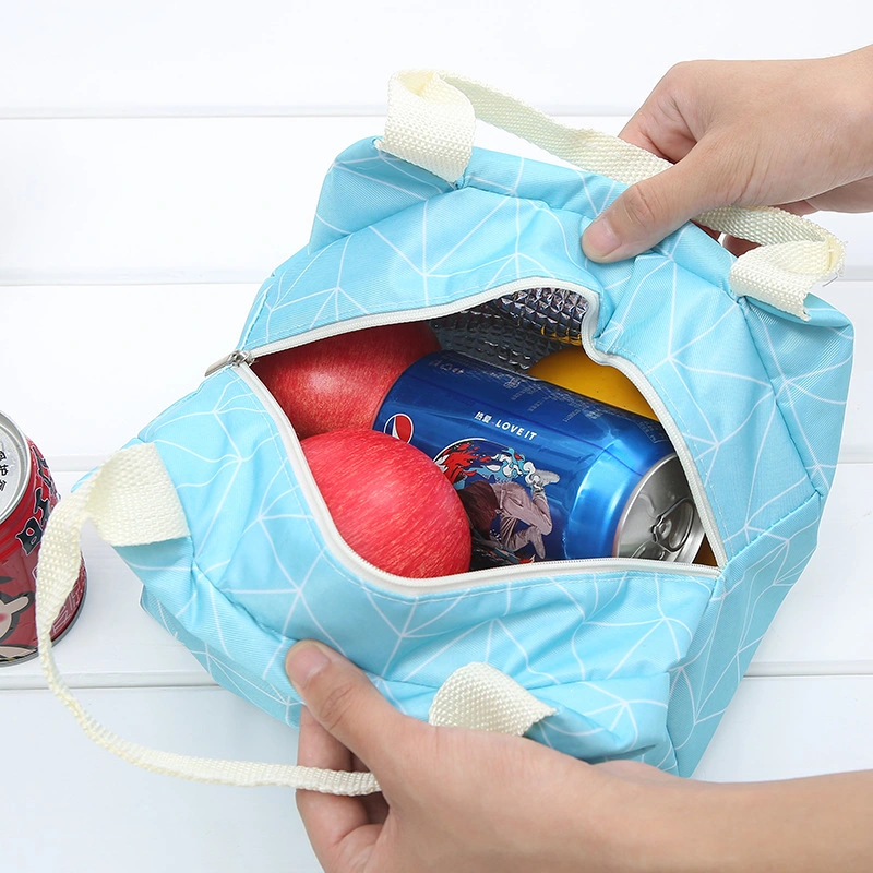 Sac à lunch portable isolé Boîte à lunch refroidisseur fourre-tout sac déjeuner bento pochette contenant des sacs de stockage des aliments