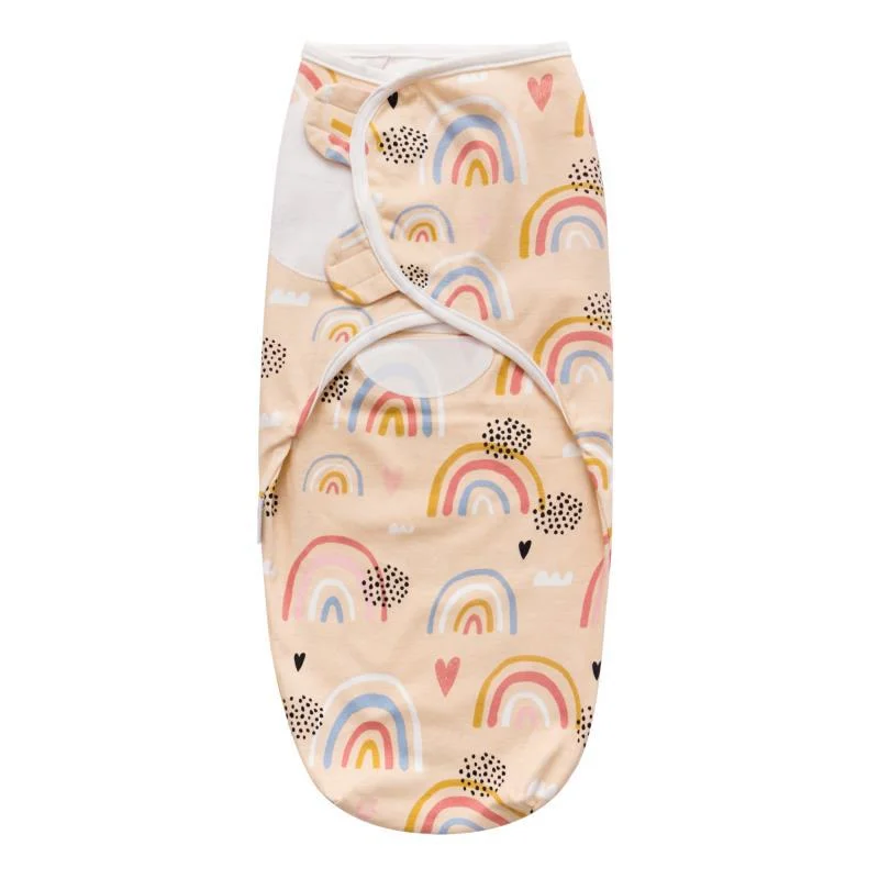 Hot Selling Organic Cotton Unisex Adjustable Infant Baby Swaddle Wrap for New Baby Swaddle