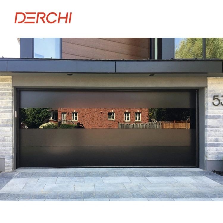 Customized Modern Design Steel Garage Doors with Pedestrian Door