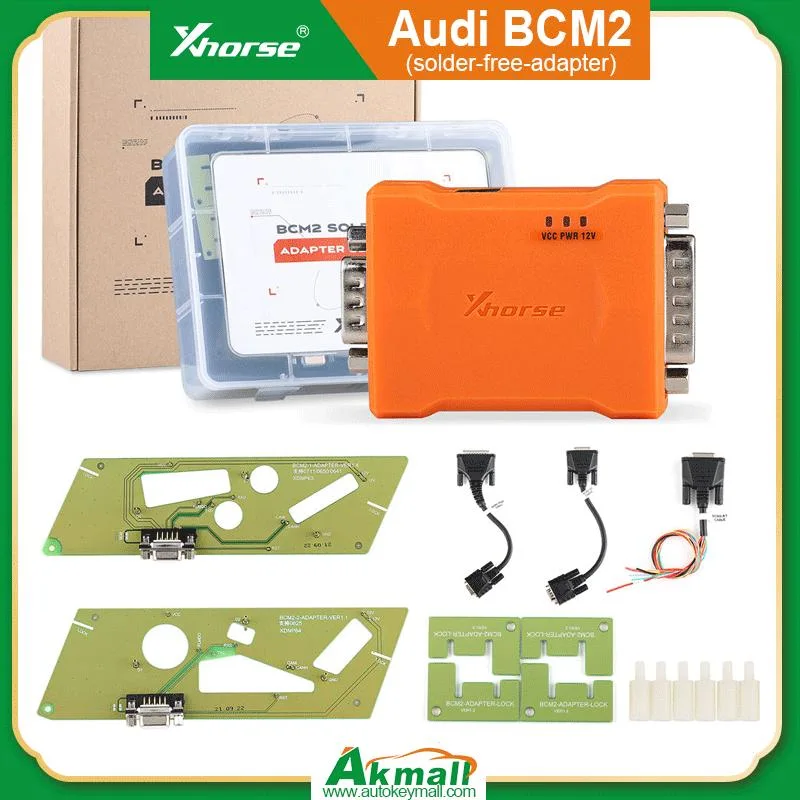 Adaptador sem solda Xhorse Vvdi Bcm2 para Audi Adicionar chave e. Toda a solução perdida com chave funciona