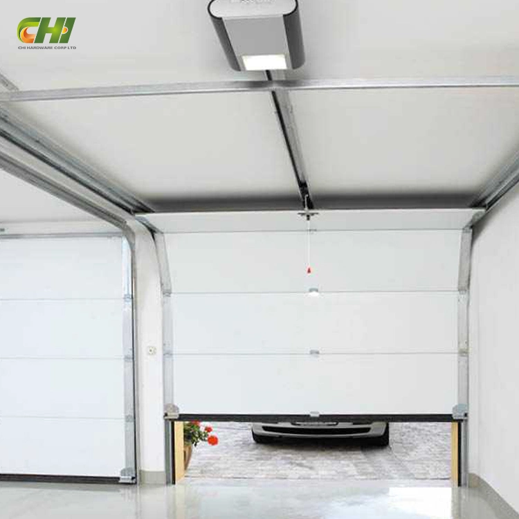 16X8 Puerta de Garaje aislada Negro Seguridad Precio Venta al por mayor Doble de madera American Home Residencial Garage Doors for USA