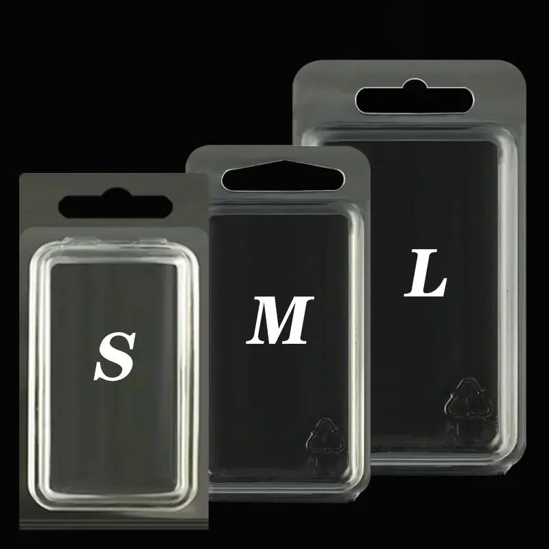 Custom Logo High quality/High cost performance Folded Trays Sliding Card Clear Box Trays Clamshell Blister Packing