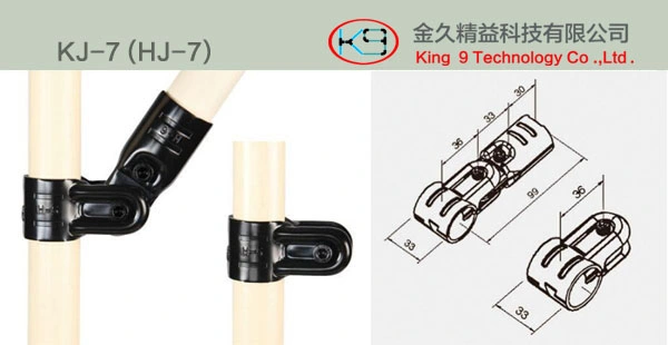 Conector de metal para tuberías Rackes