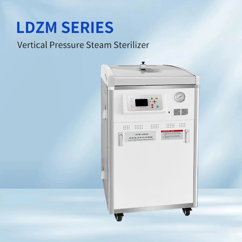 High quality/High cost performance  Mushroom Food Autoclave Steam Pressure Vertical Sterilizer 50L 75L 100L 150L Price