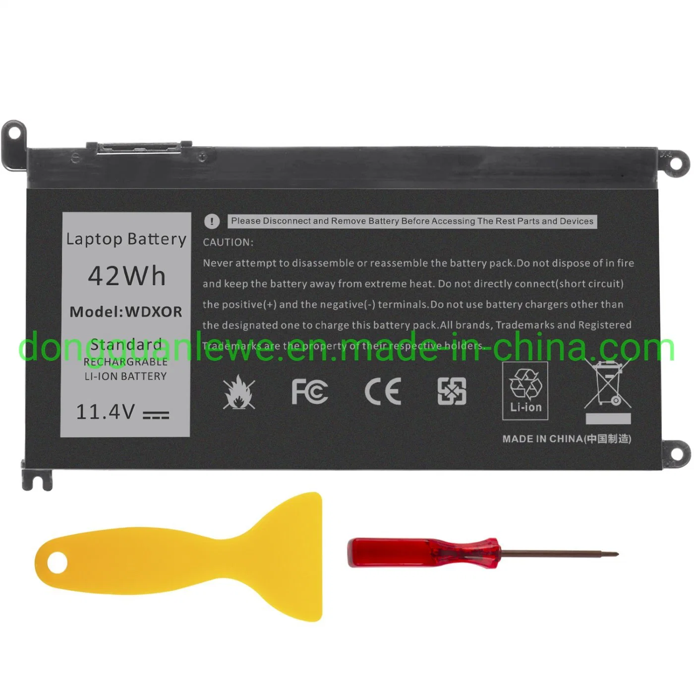 Wholesale/Supplier 11.4V 42wh Wdxor Laptop Battery Replacement for DELL Inspiron 15 5565 5538 5578 7460 7560 7378 5568 5468 Notebook Battery