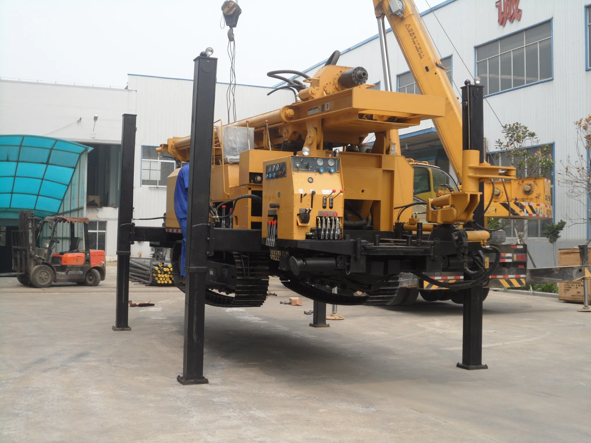 400m Deep Multi-Function Hydraulic DTH Water Well Drilling Rig