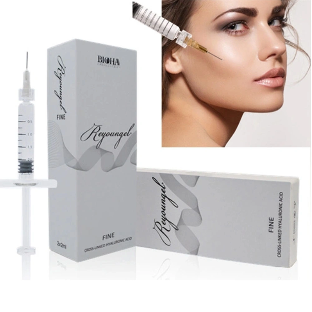 Reyoungel Hyaluronic Acid Injectable 1ml 2ml Dermal Filler for Lip Cheek Chin Injection