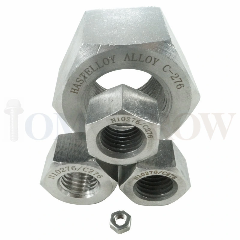 Hot Selling High quality/High cost performance  Exotic Alloy Hastelloy C-276 Hex Bolt/ Hex Nut/ Allen Bolt/ Stud/ Plain Washer