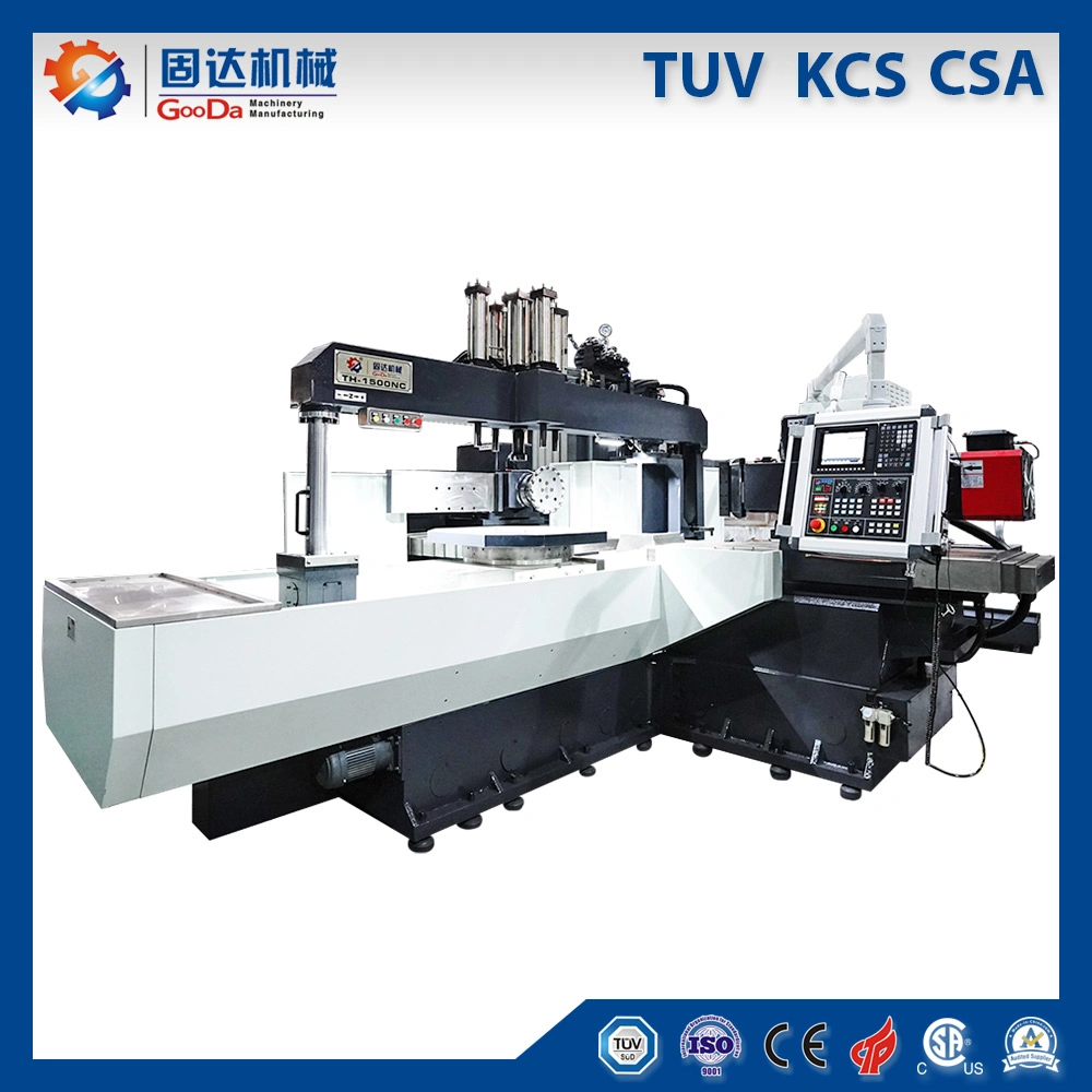 Máquina de transformação Pre-Squaring CNC Gooda com Super Travel Metal Working mesmo como marca Amada fresadora Duplex Th-1500NC