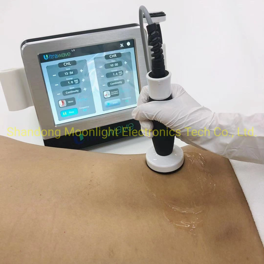 High Energy Wave Tragbare Ultraschalltherapie Rehabilitation Klinik Ultraschallgerät