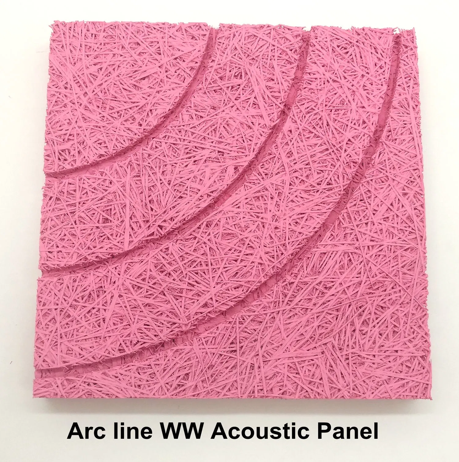 Interior Building Material Wood Wool Acoustic Panel Wall and Ceiling Sound Absorption Decorated