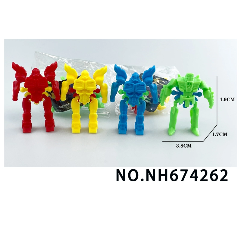 Promotional Gift Small Assemble Toy Robot for Egg Toy