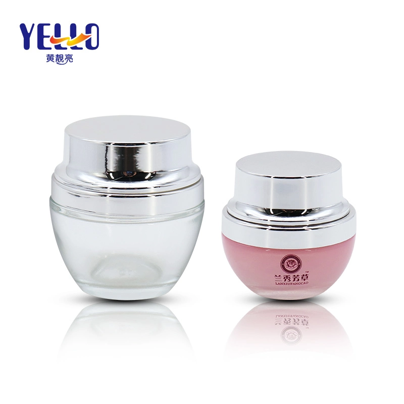 20g 50g Empty Glass Moisturizer Bottle Cream Jar Cosmetic Containers