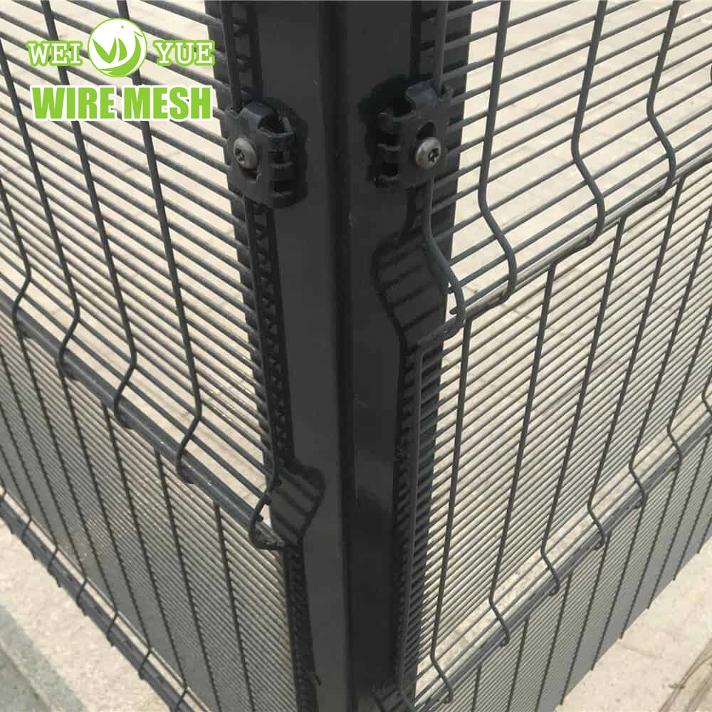 High Anti Climb Security Prison Fence Panels 358 Fence Living Quarters Pedestrian Gate