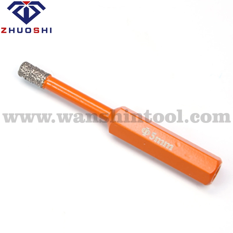 5mm Hex Shank Vacuum Brazed Diamond Drill Bit for Porcelain Tile Bit Ceramic Drill Bit