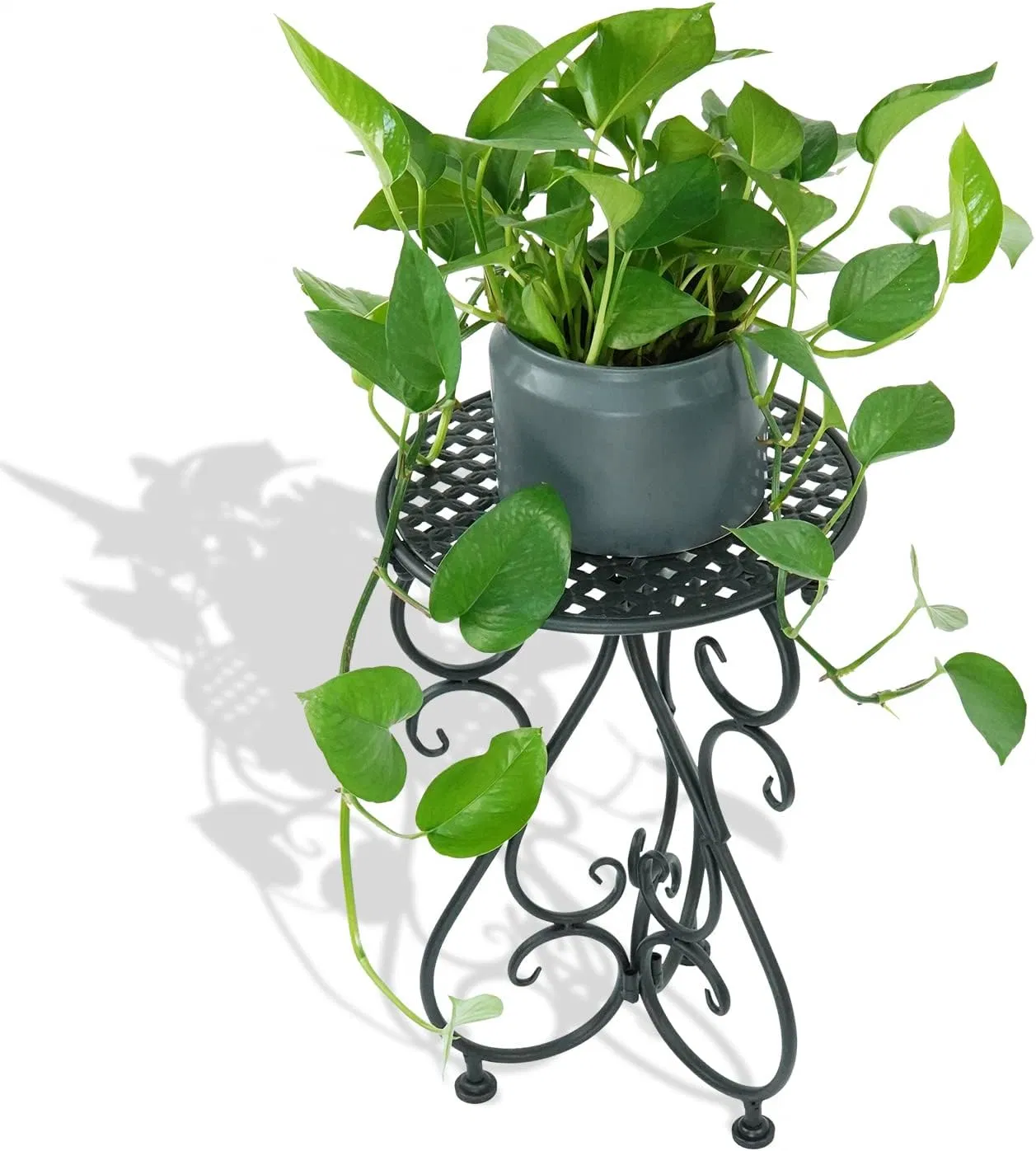 Customized Bending Iron Flower Pot Stand07