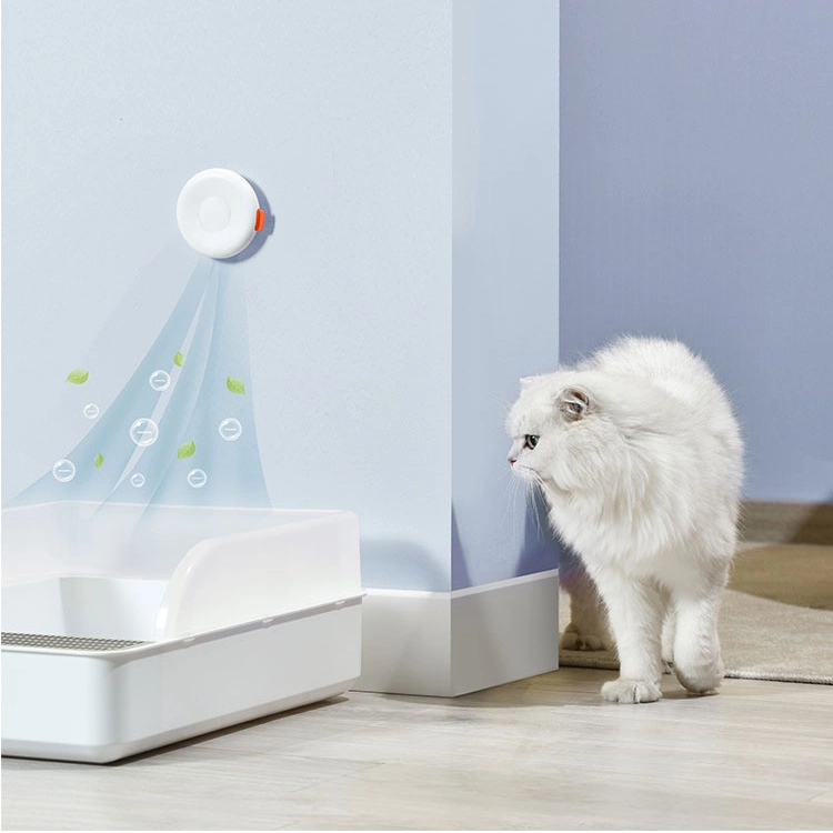 USB Charge Home Pet Cat Ozone Air Purifier Odor Remove Purifier for Cat Litter Box Pet Product Long Battery Life