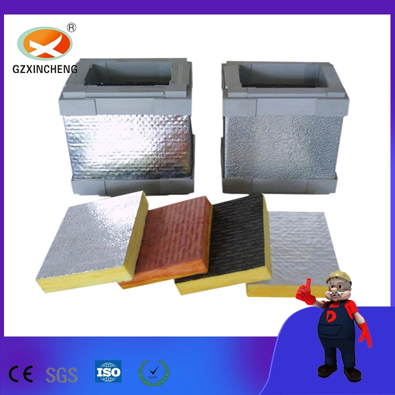 Fireproof Phenolic Foam Heat-Insulated Duct Board with Aluminum Foil