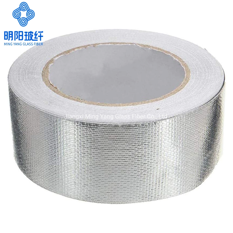 Pure/Glass Cloth/Grid Reinforced/Foil Pet Waterproof Fireproof Insulation Acrylic Adhesive Duct Aluminium Foil HVAC Tap